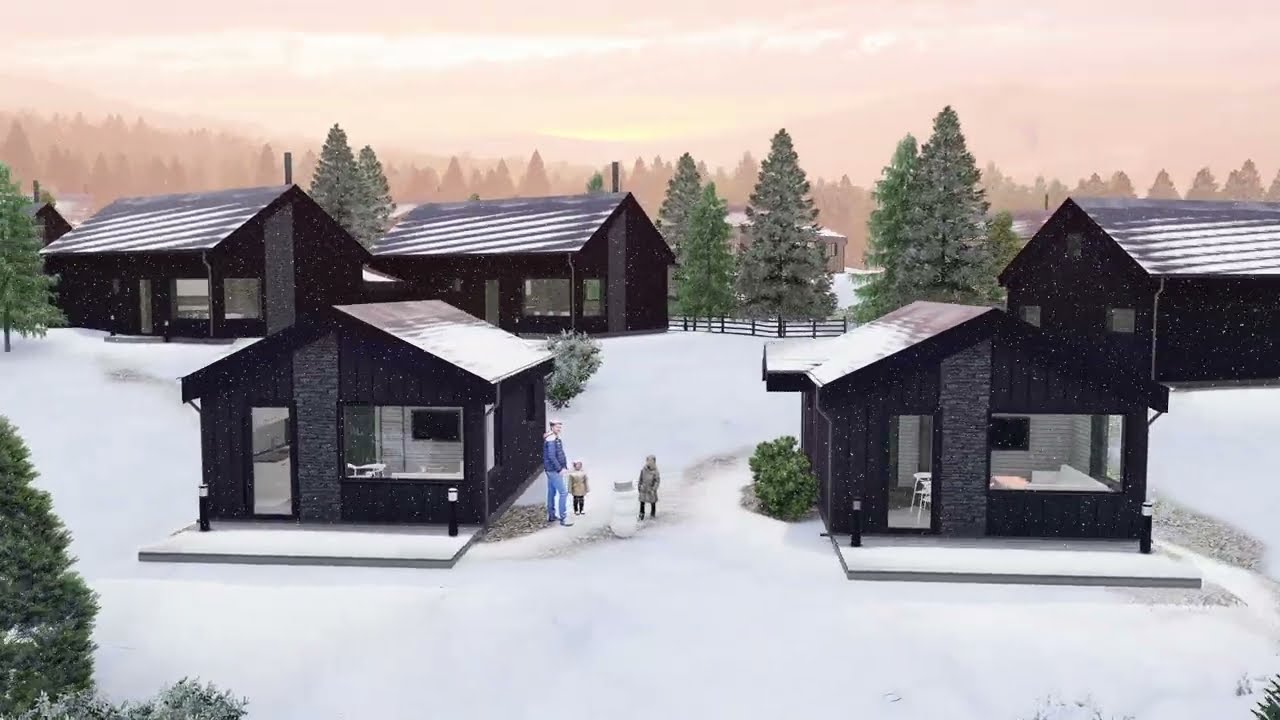 Vemdalens 43-509, 510, 511, 512 & 513 | Architectural Animation | Lumion + Revit | 4K