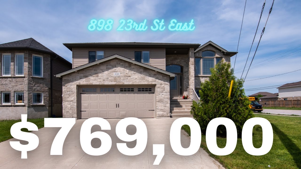 Sold! Tour this $769,000 modern Owen Sound Bungalow!