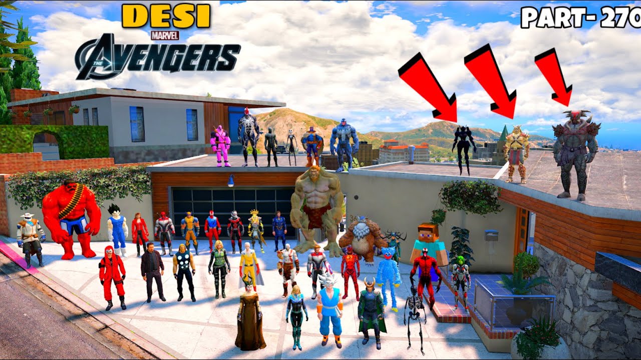 DESI Avengers Finding The Hidden Monsters of Devil and Try to Attack in GTA 5 | GTA V #270