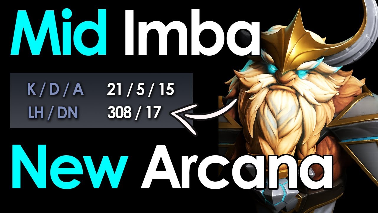IMMORTAL Earthshaker Mid with NEW ARCANA &ndash; 21 Kills and Total Domination! Dota 2 Patch 7.39d