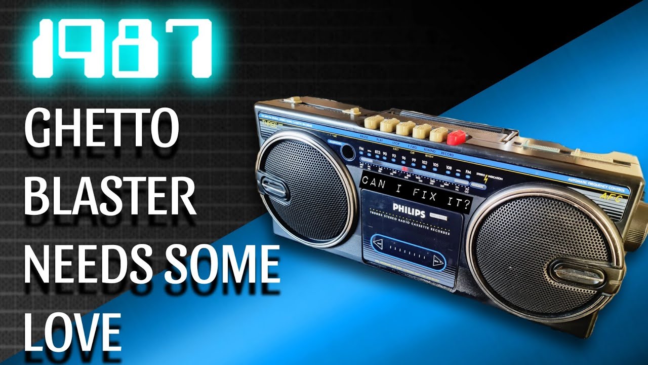 Philips TRO885 Ghetto Blaster - only half working, literally - Can I Fix It?