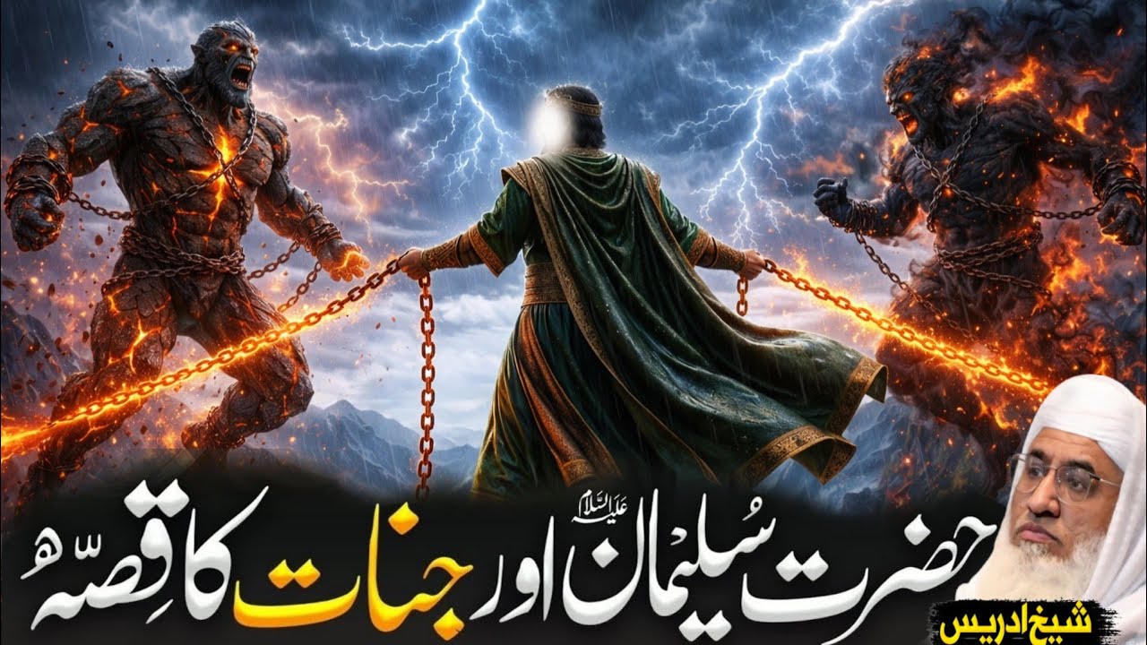Hazrat Sulaiman A.S Da Khofnaak Jinn Sara Samna | Molana Sheikh Idrees Sahib Pashto Bayan