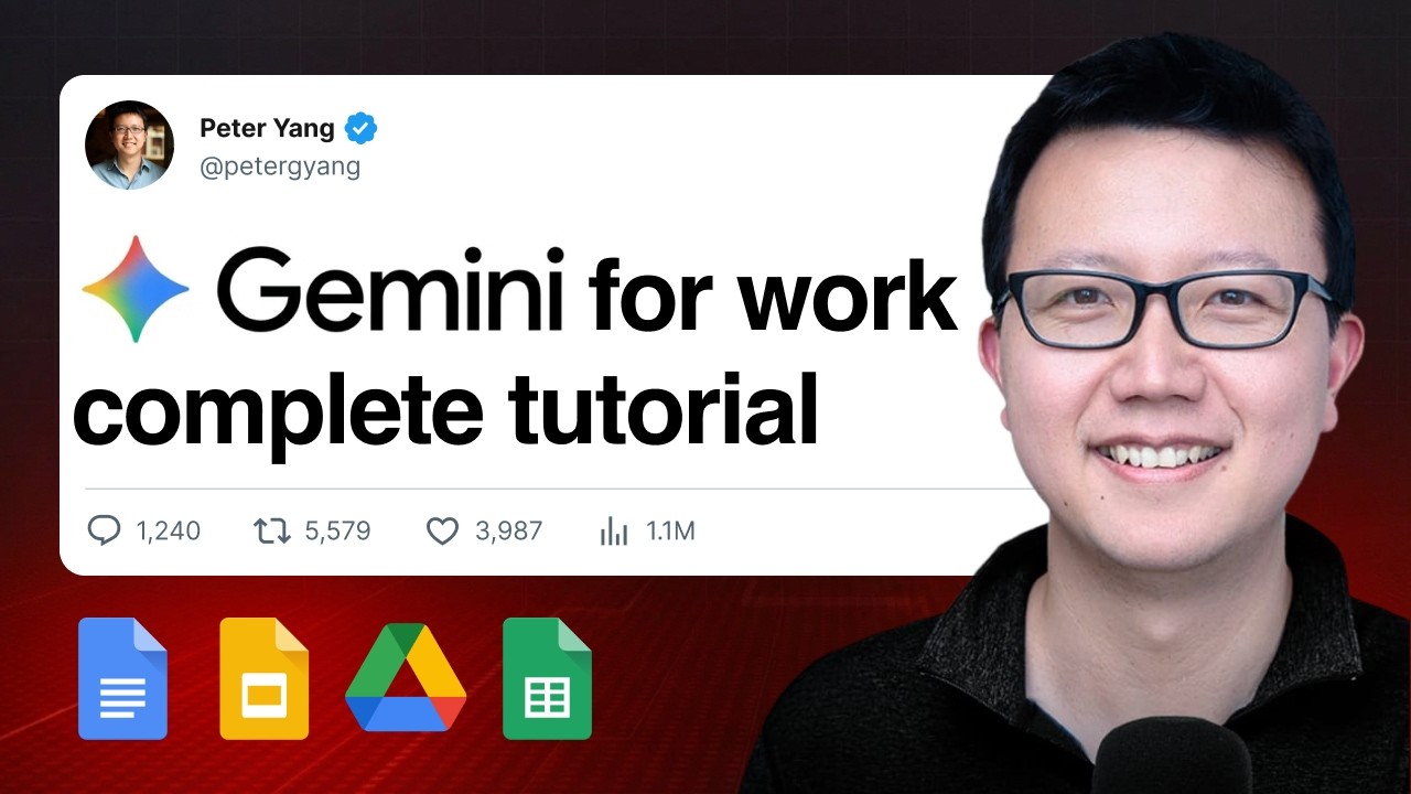 Освойте работу с Gemini в Google Docs, Sheets и Slides за 18 минут (5 реальных примеров использов...