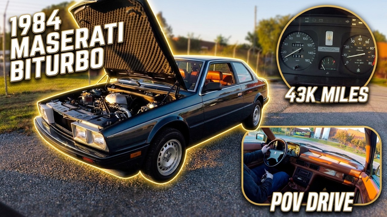 1984 Maserati Biturbo Coupe - Walk Around and Drive