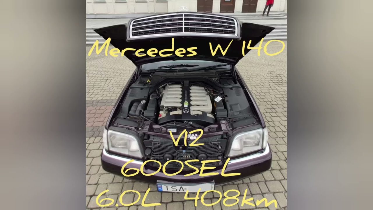 Mercedes w140  6.0 V12 408km s klasa locha