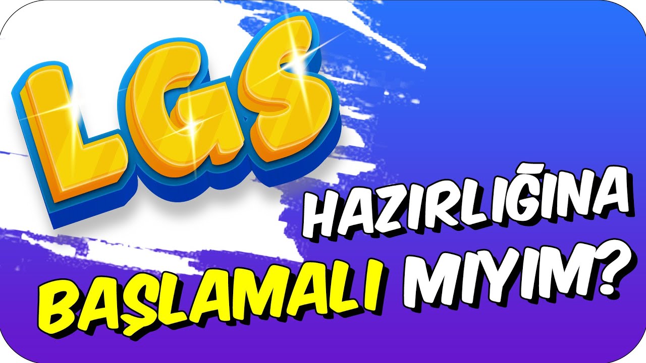 LGS Çalışmaya Şimdiden Başlamalı Mıyım ❓🚀