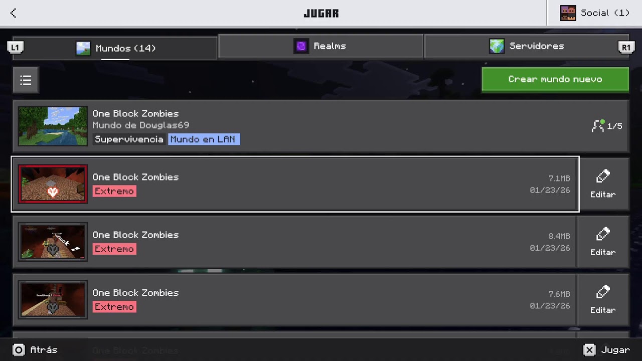 Sobrevivi 100 Dias en Minecraft apocalipsis