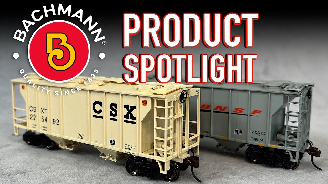 HO Scale PS-2 2 Bay Covered Hoppers Bachmann Product Spotlight