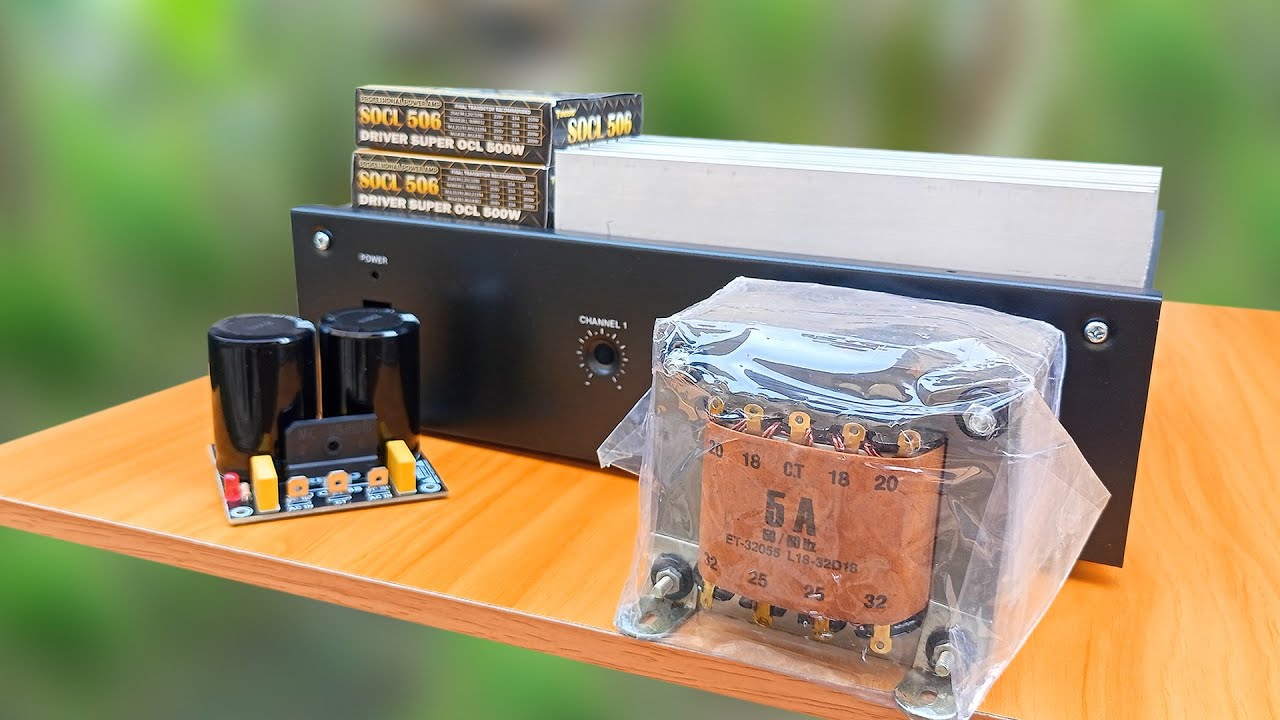 Harga komponen untuk merakit power amplifier miniatur travo 5 ampere era 