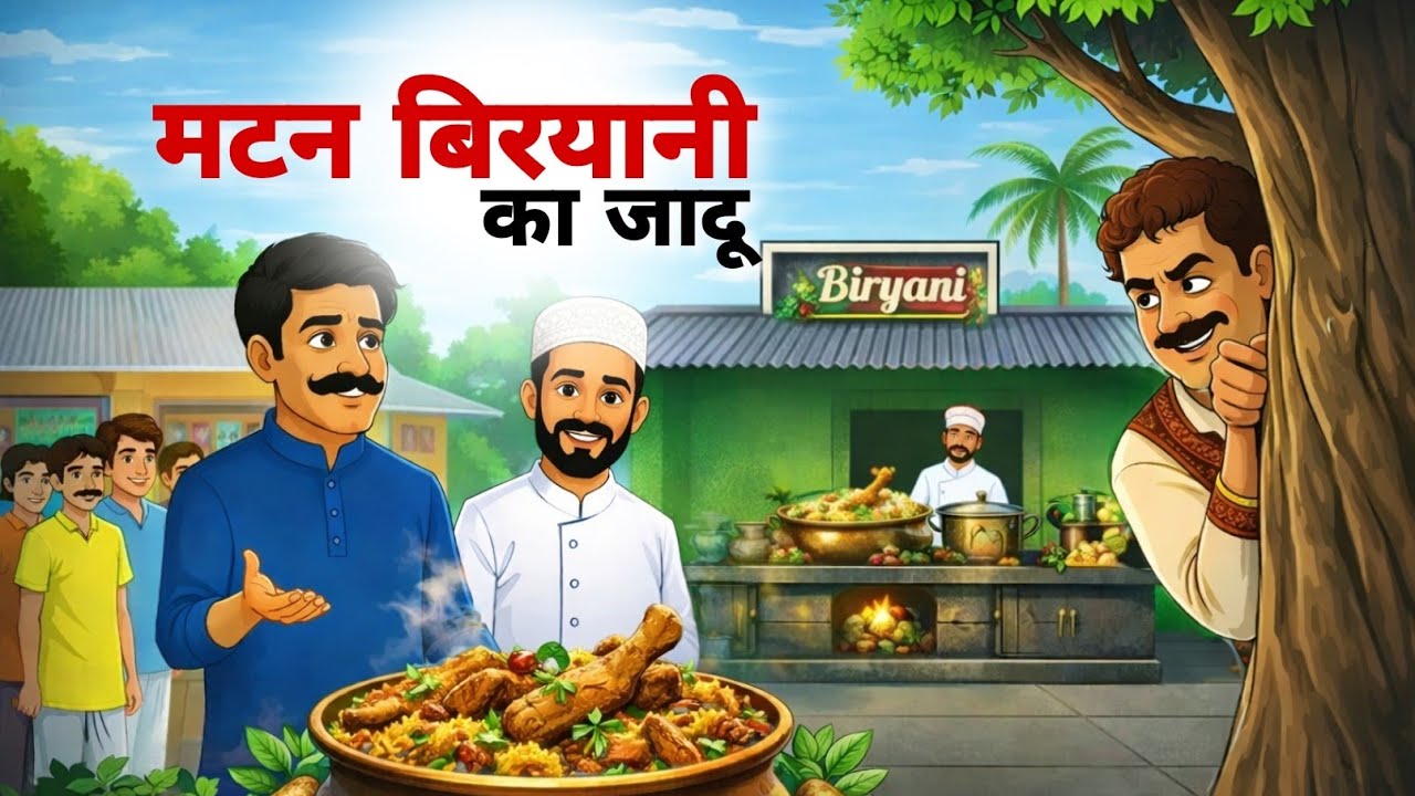 मटन बिरयानी वाला | MUTTON BIRYANI | HINDI STORIES | KAHANI | MORAL STORIES