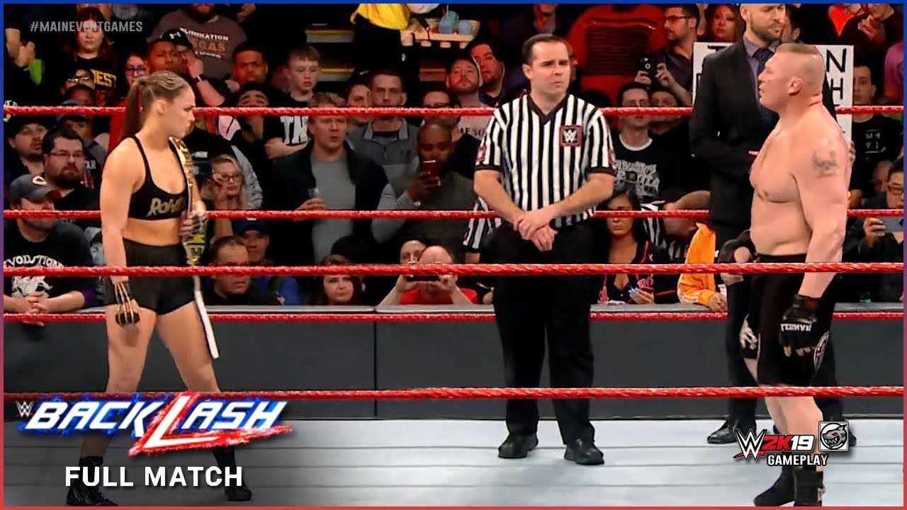 FULL MATCH — Brock Lesnar vs. Ronda Rousey : Backlash, Sep 23, 2019