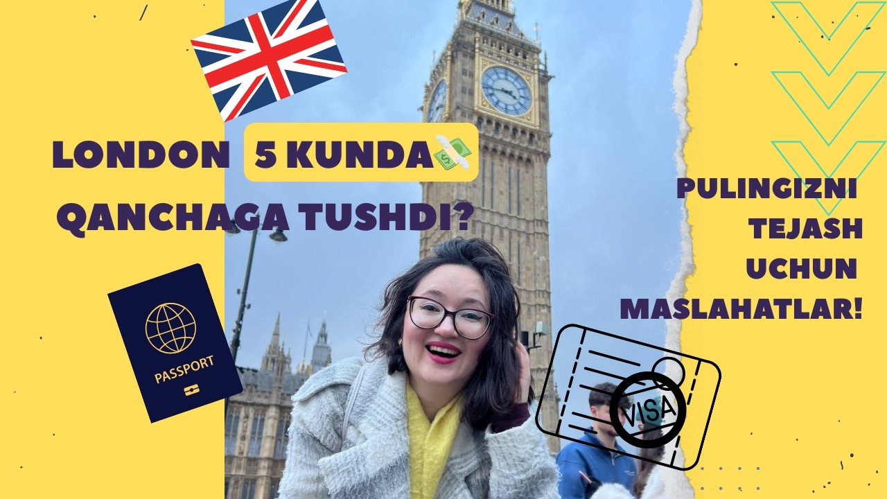 LONDON 2026: Big Ben ostidagi namoyish va 5000 yillik sirlar! 😱 (5 kunlik xarajatlar)