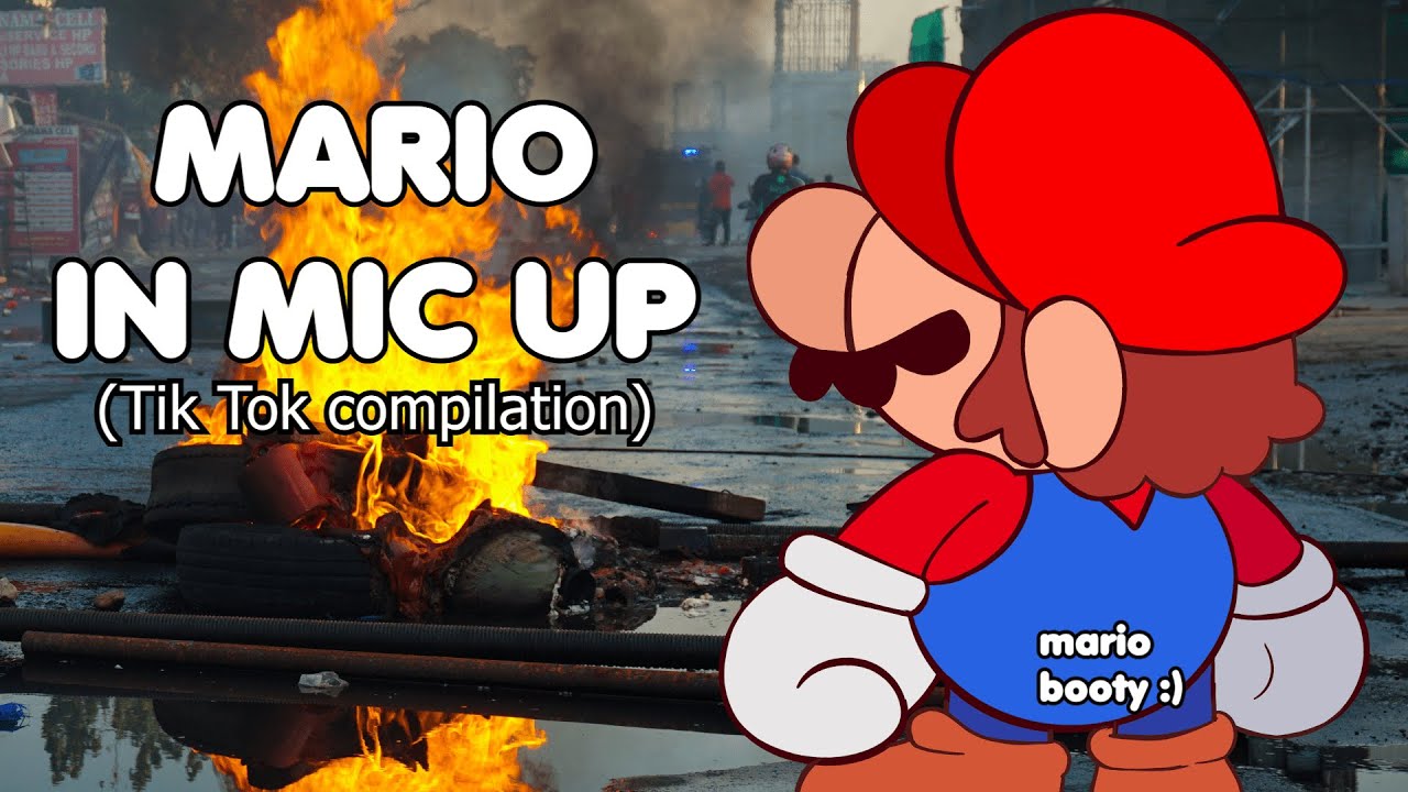 MARIO IN ROBLOX MIC UP! (my tiktok compilation)