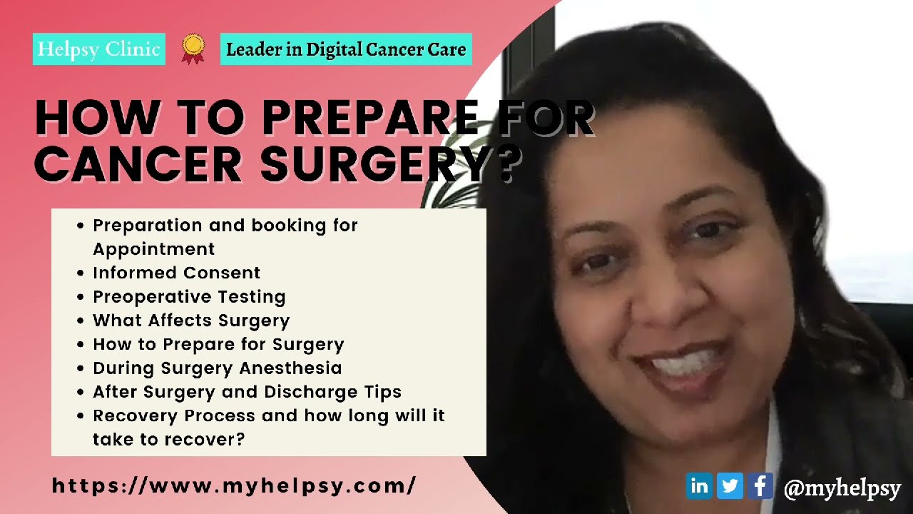 How to Prepare for Cancer Surgery?