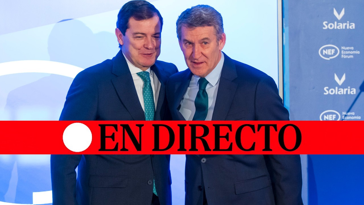 🔴 DIRECTO |  Feijóo y Mañueco clausuran un mitin en Ávila