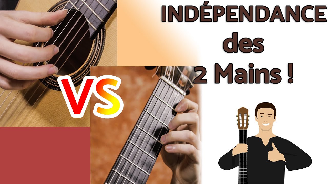 Comment établir une INDÉPENDANCE des 2 Mains - Explication et Exercices à la guitare !