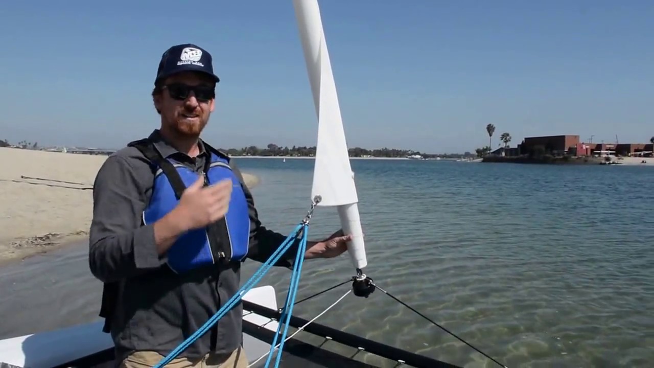 Mission Bay Aquatic  Center Hobie Getaway Rigging Tutorial
