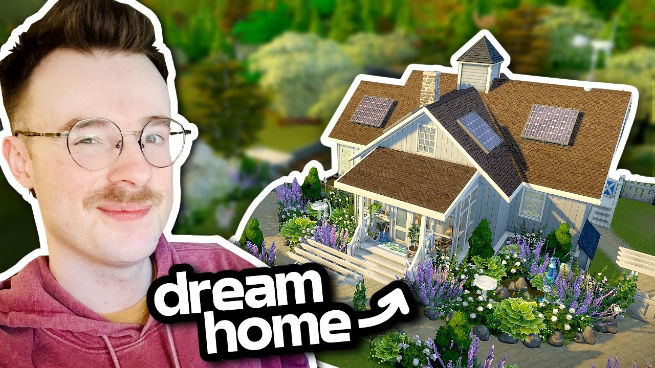i built my dream home in The Sims 4 🪻🌿