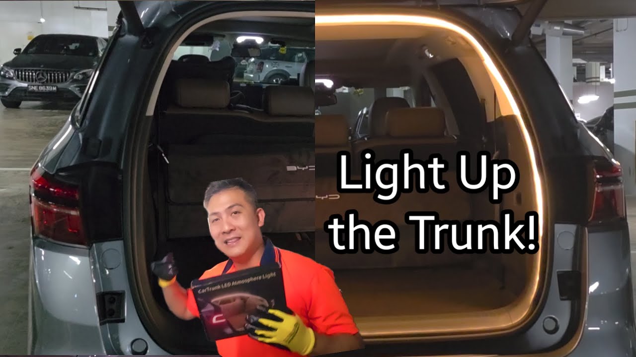 DIY car trunk light ($20) Very Easy to do!