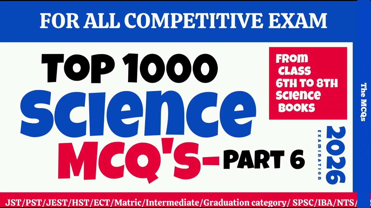 Science MCQs Series Part 6