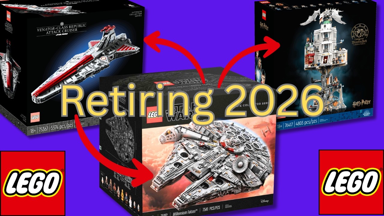 LEGO Sets Retiring in 2026: BUY THESE NOW! (UCS Falcon and Gringotts)