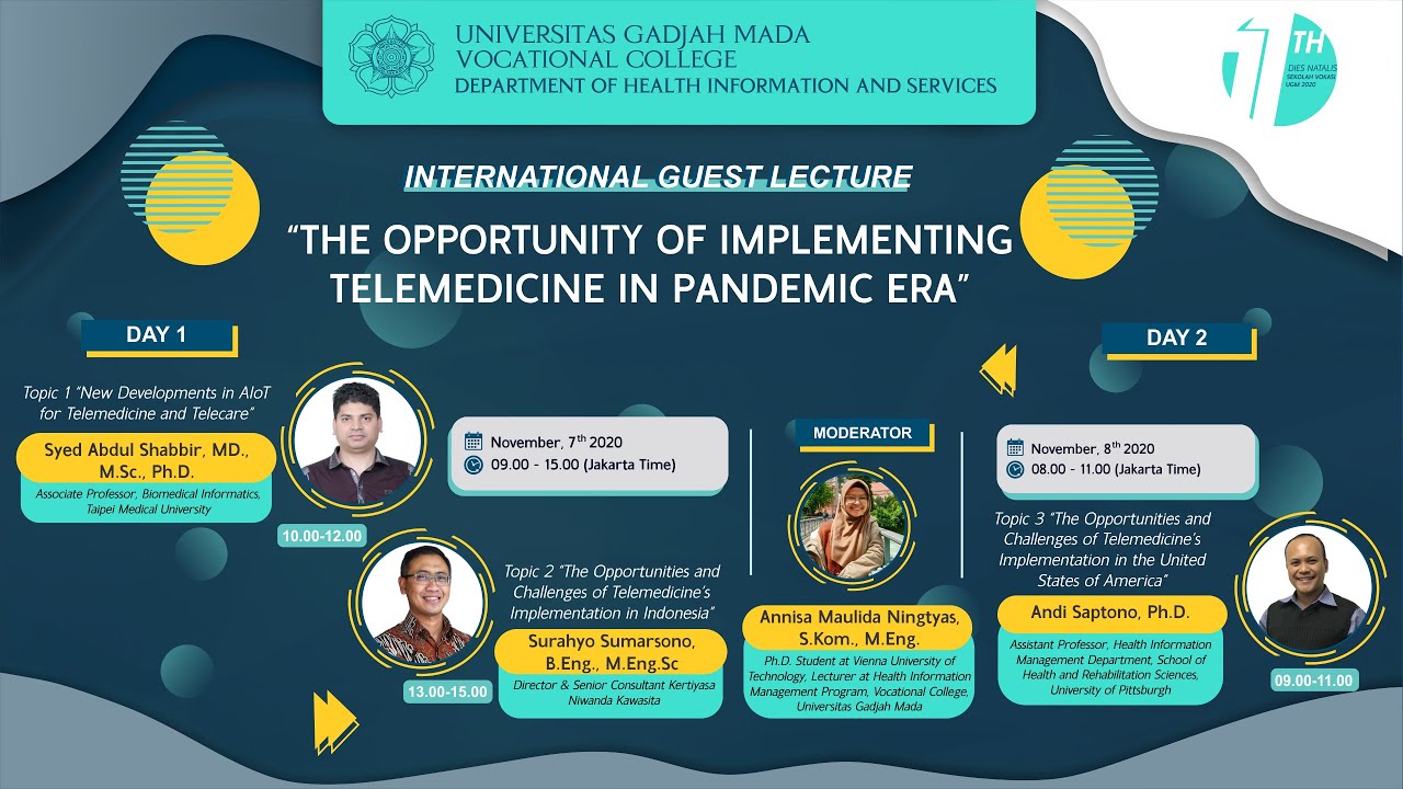 THE OPPORTUNITY OF IMPLEMENTING TELEMEDICINE IN PANDEMIC ERA [DAY 2]