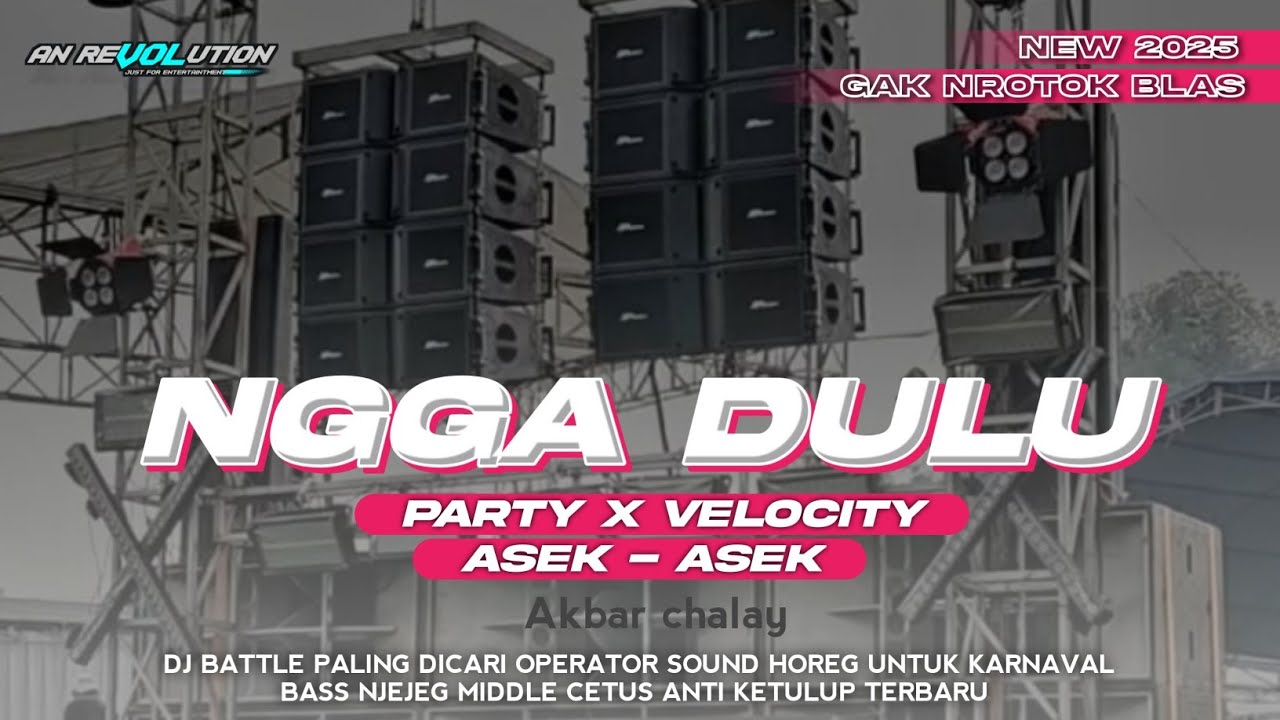 DJ NGGA DULU PARTY X VELOCITY VIRAL TERBARU BASS JEJEG || AN REVOLUTION