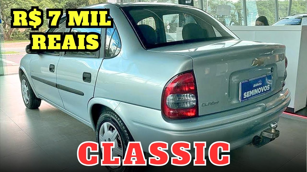 CHEVROLET CORSA CLASSIC À VENDA POR APENAS 7 MIL REAIS