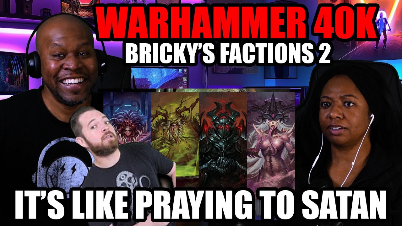 Представляем Ташу в Warhammer 40K: Chaos Demons & The Warp! | Реакция на Bricky Factions, часть 2