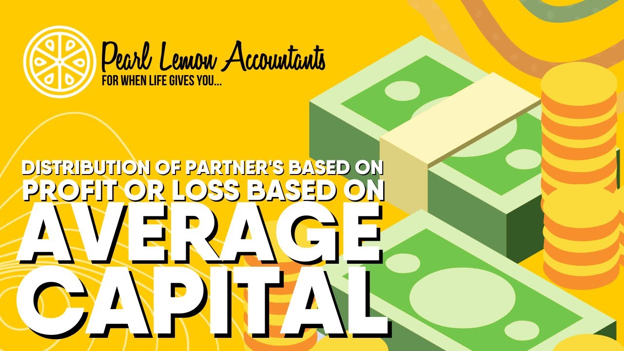 Distribution of Partners' Profit or Loss Based on Average Capital Balances