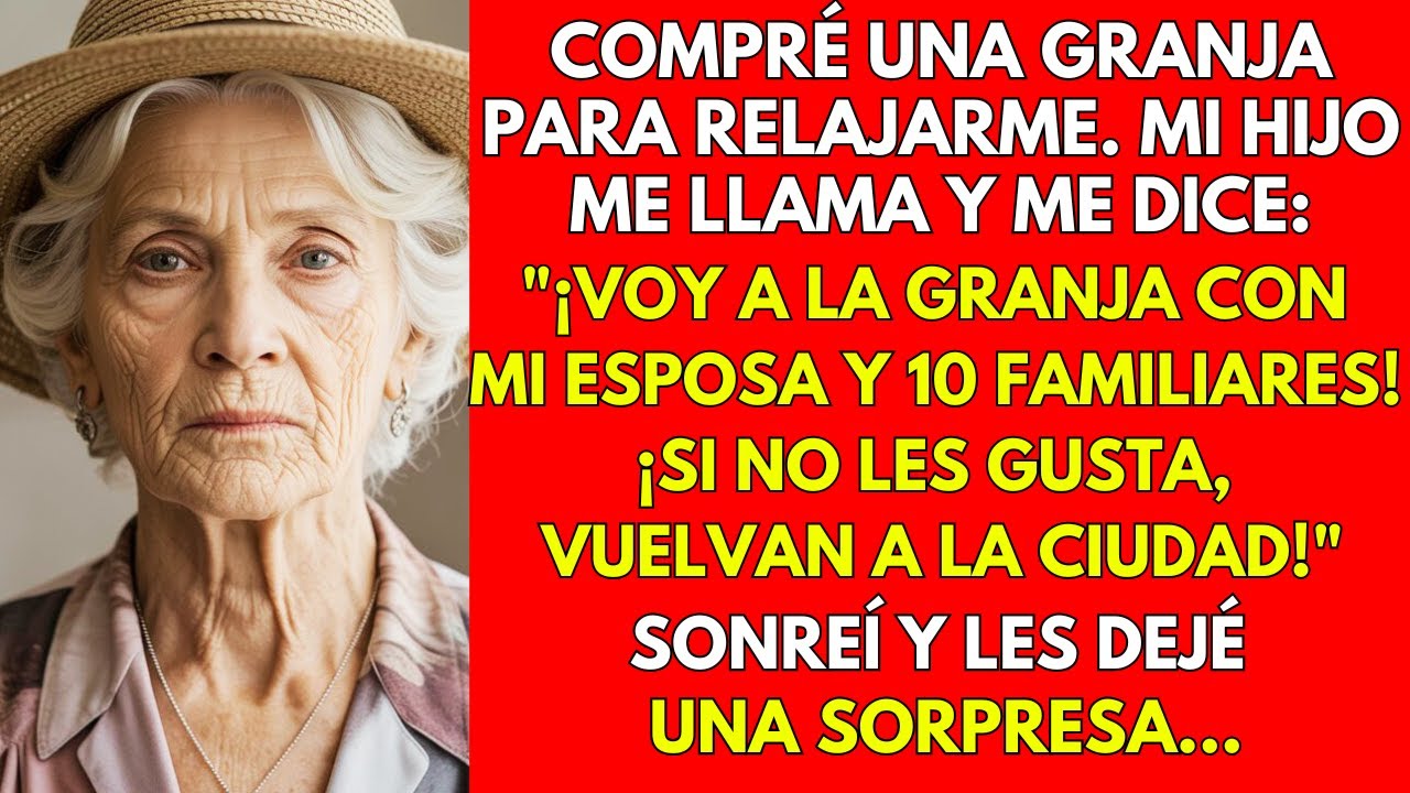 COMPRÉ UNA GRANJA PARA RELAJARME, PERO MI HIJO QUERÍA TRAER GENTE, ASÍ QUE DECIDÍ HACER ESTO…