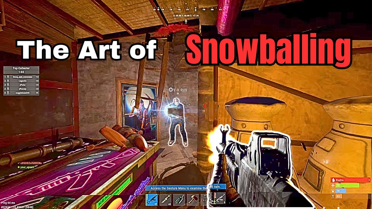 The Art of Snowballing - Rust Console