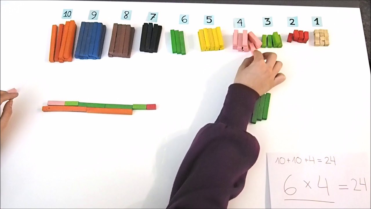 Como multiplicar con las regletas de Cuisenaire (URJC)