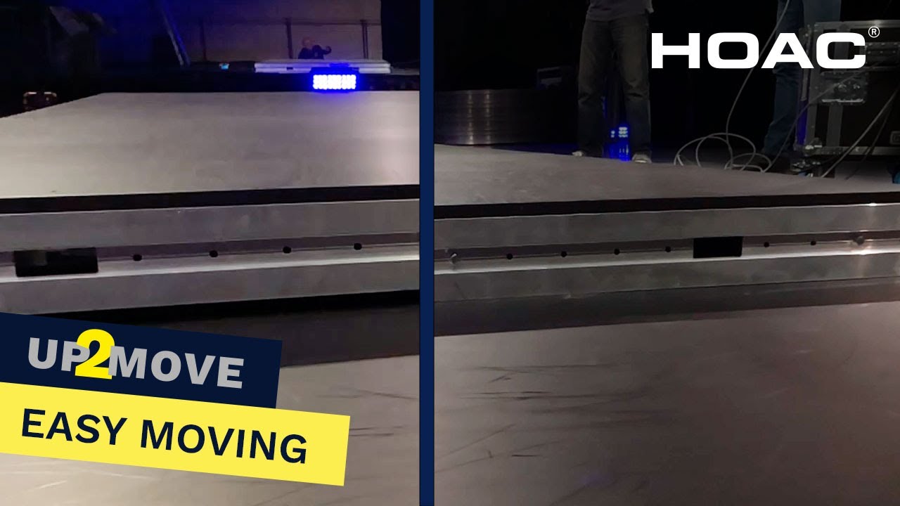 Lift, drive and park - quickly with Up2Move for the stage