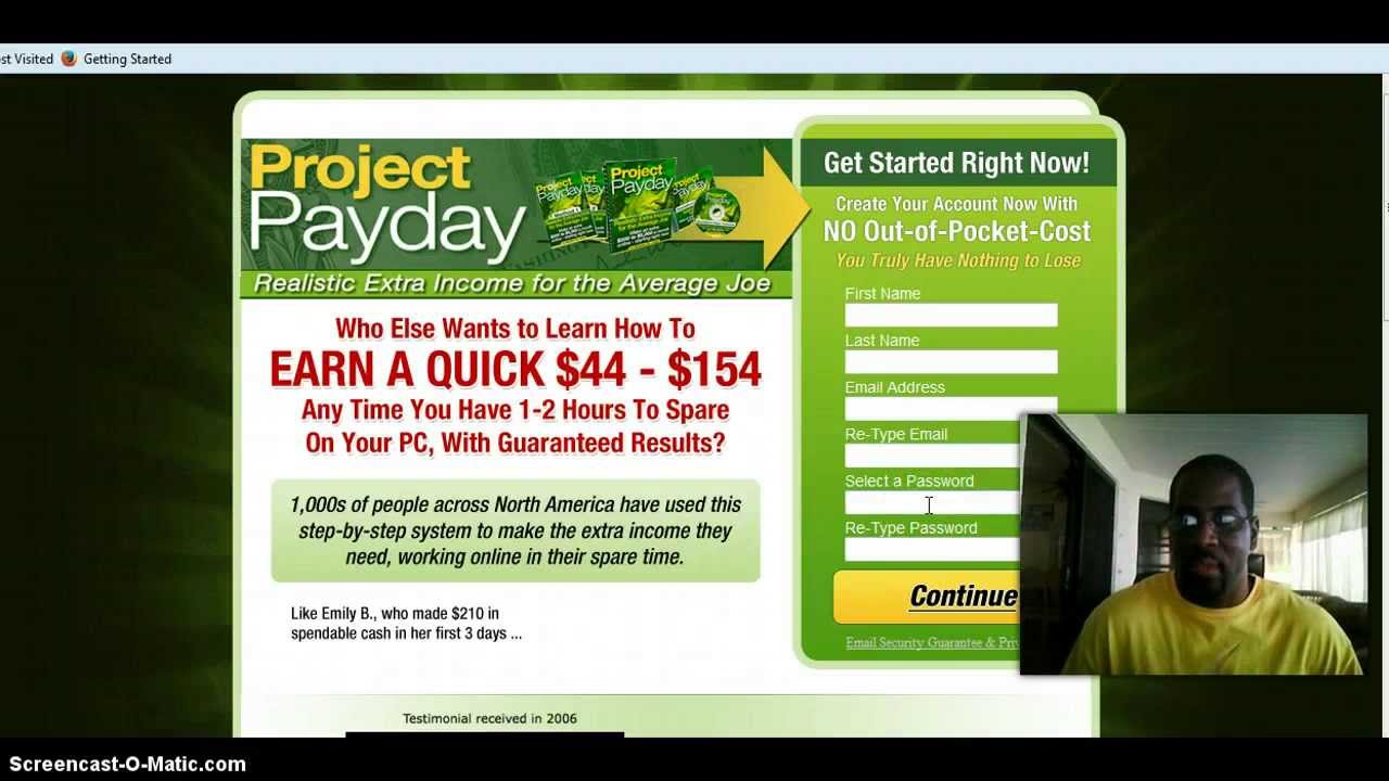 How To Activate Your Project Payday Account