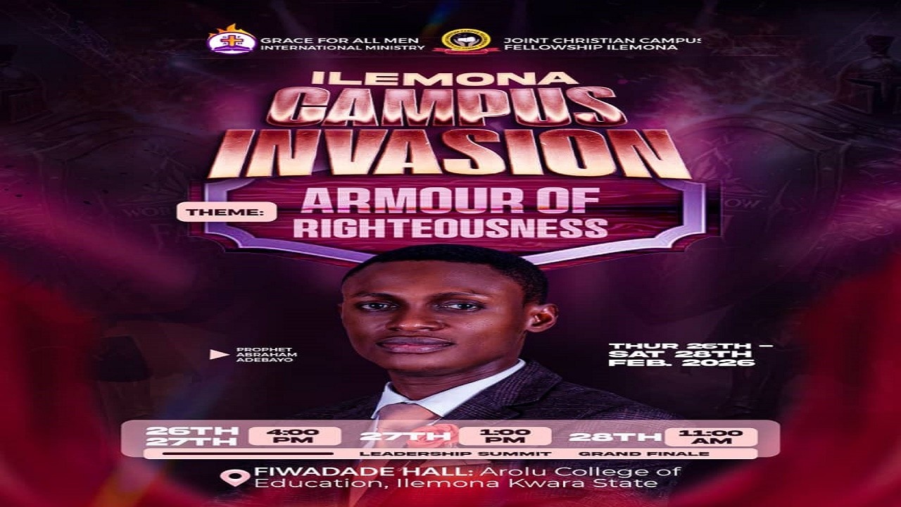 ILEMONA CAMPUS INVASION 2026 || PROPHET ABRAHAM ADEBAYO || 26TH FEBRUARY 2026