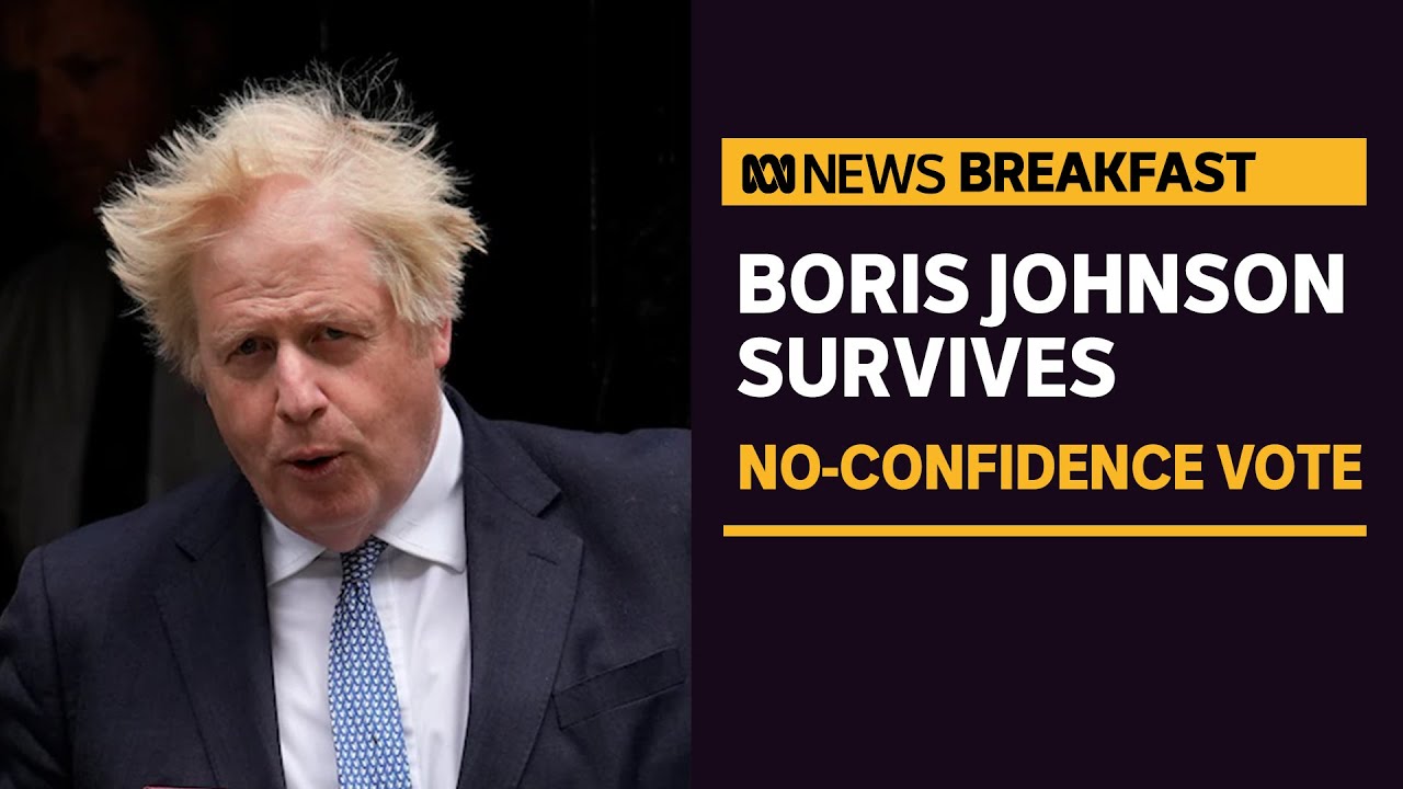UK Prime Minister Boris Johnson survives Conservative Party no-confidence motion | ABC News