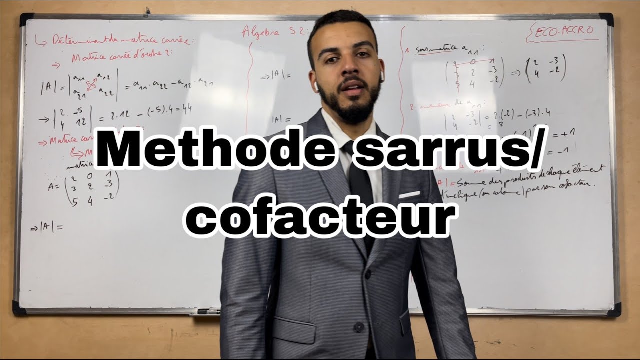 ECO ACCRO #EP 04 Algèbre S2: Opérations sur les matrices 2/4