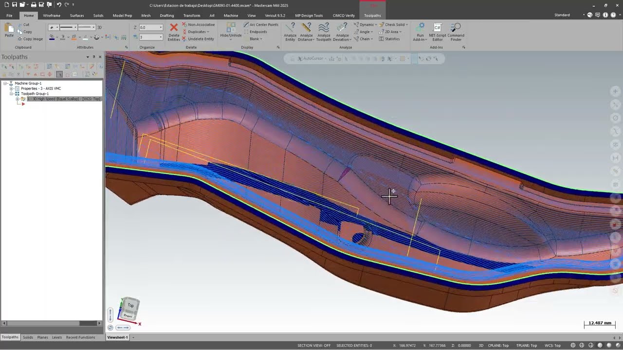 Preparación de modelo con Mastercam con edición de superficies