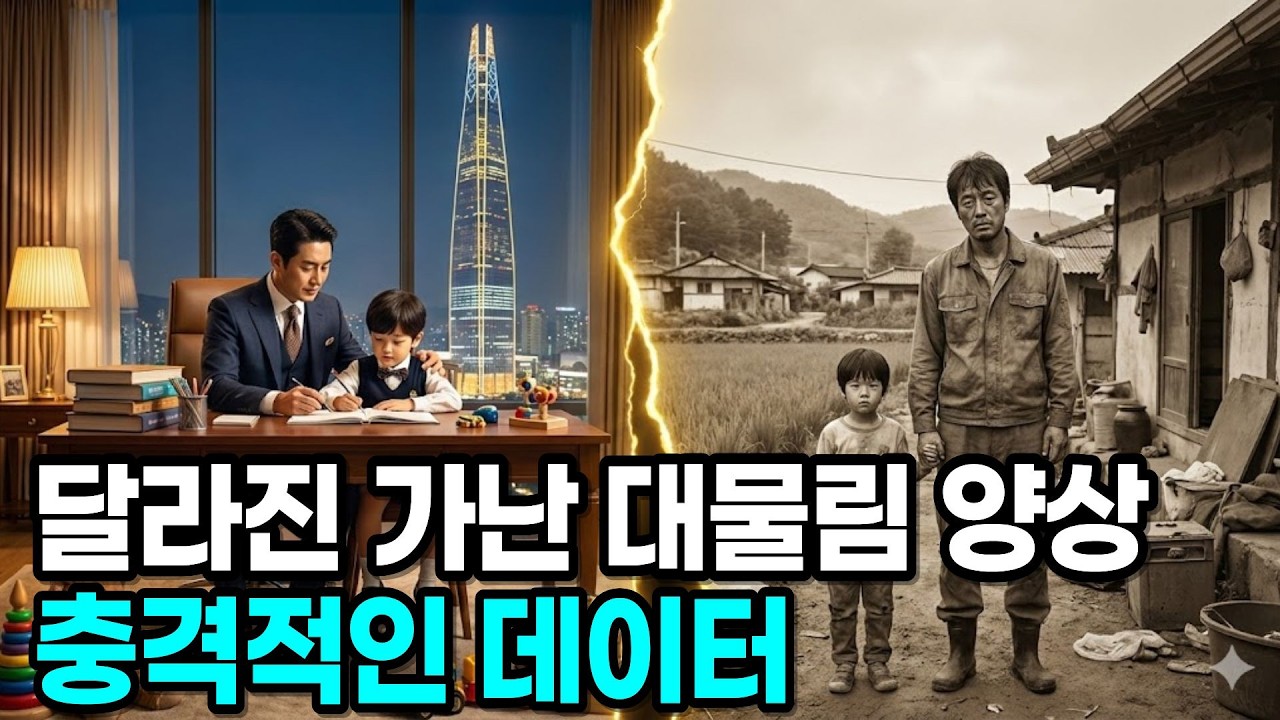 달라진 가난 대물림 양상, 충격적인 데이터