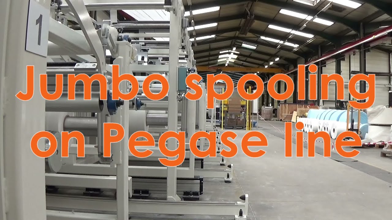 Jumbo spooling on Pegase line