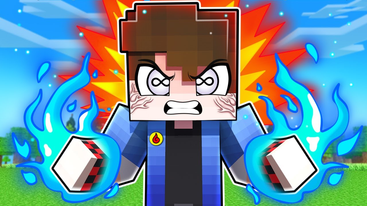 O BYAKUGAN INFINITO no NARUTO Minecraft