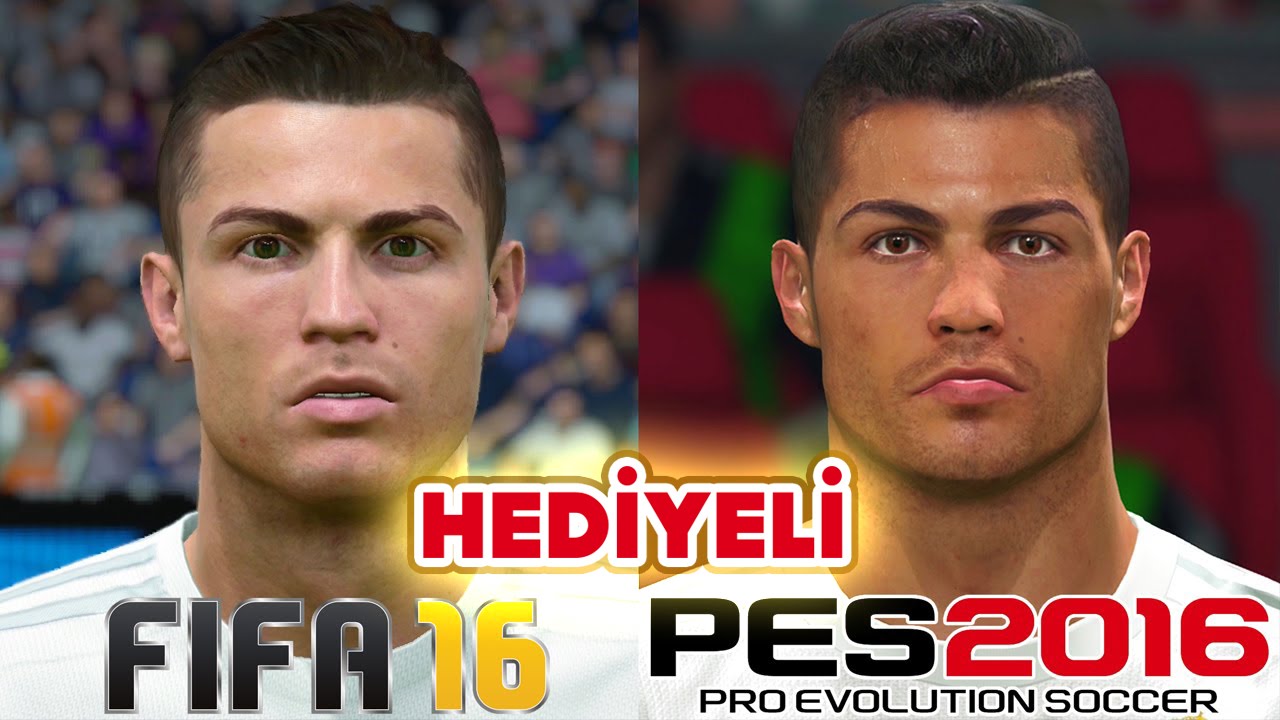 FIFA 16 - PES 2016 Grafik Karşılaştırması (Hediyeli)