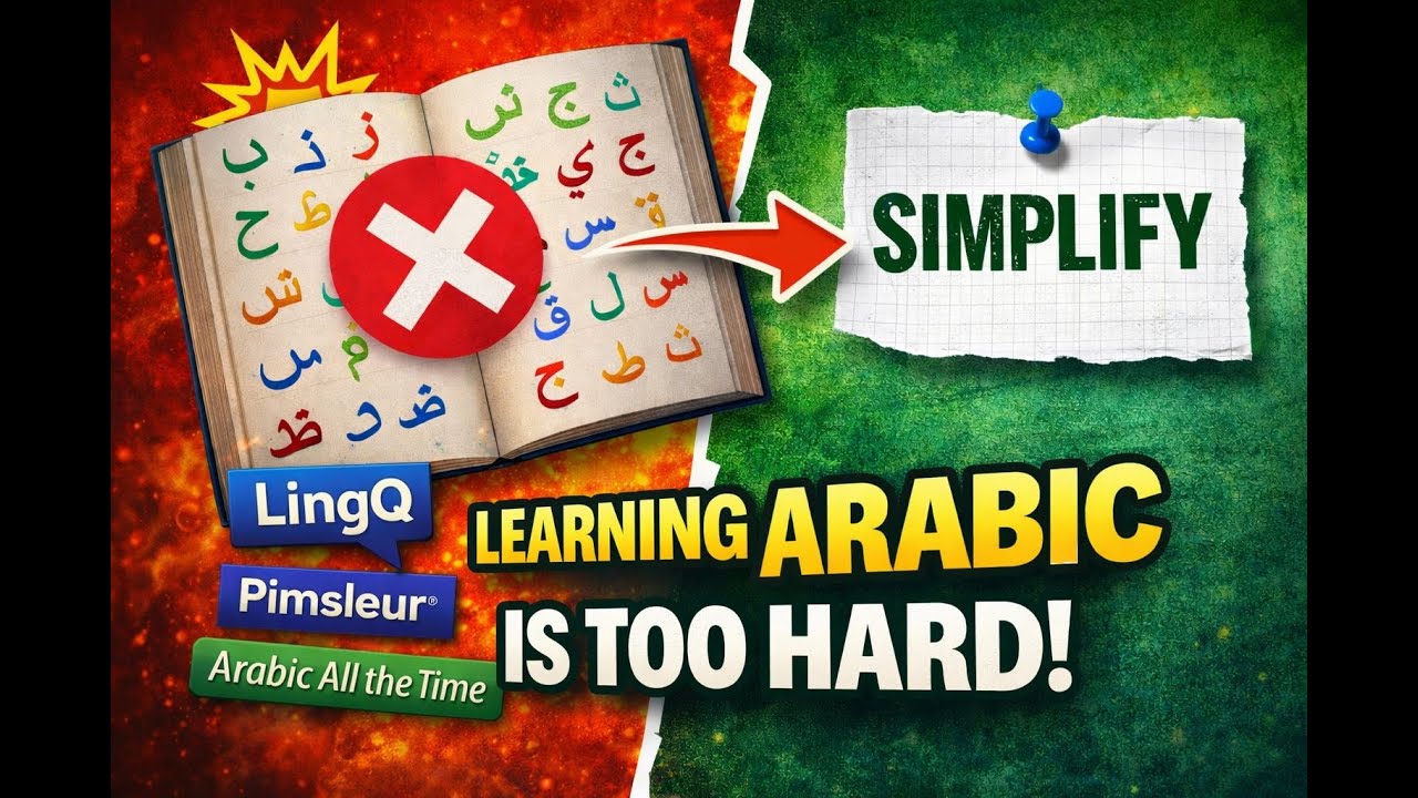 I tried Pimsleur MSA, LingQ and Everything Else...It Was Too Much