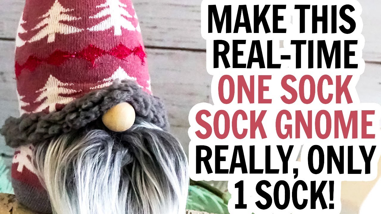 Гном из одного носка / Гном за 5 минут / Простой гном из носка / Гномы своими руками / Гном своим...