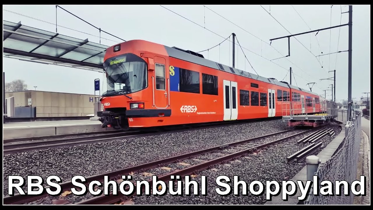 Regionalverkehr Bern-Solothurn - RBS Schönbühl Shoppyland Haltestelle