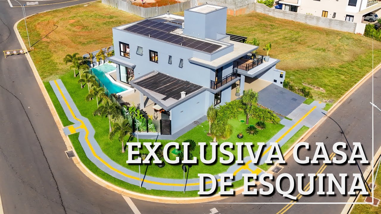 EXCLUSIVA RESIDÊNCIA DE ESQUINA REPLETA EM DIFERENCIAIS NO JARDINS FRANÇA | GOIÂNIA