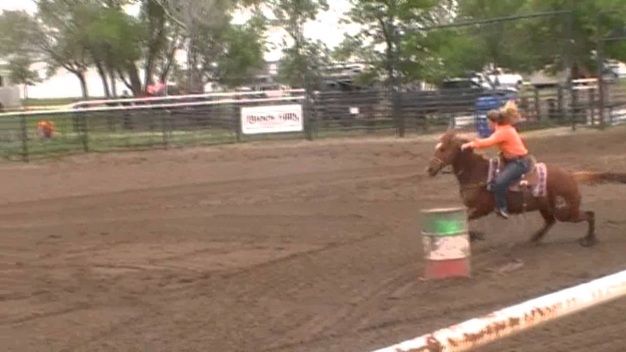 Brenda Kartevold Williston Barrel Race 6/2/13 #1