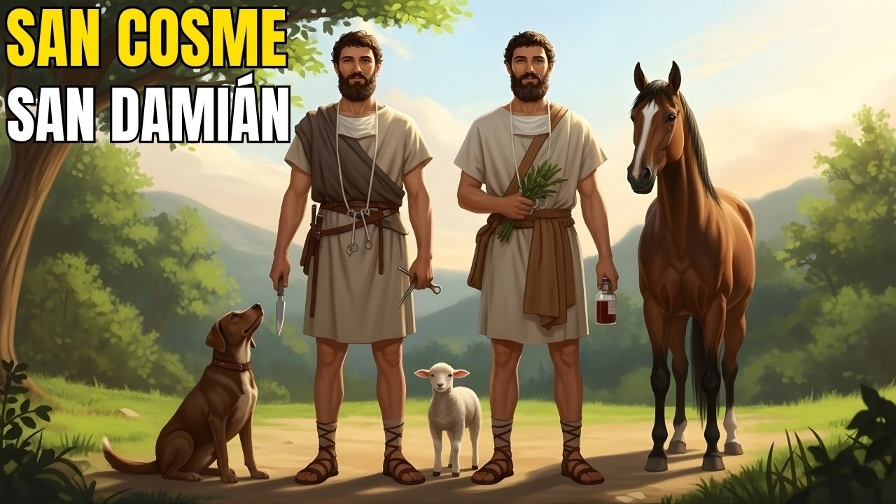 👨‍⚕️ SAN COSME Y SAN DAMIÁN: Los Gemelos que Hicieron el PRIMER TRASPLANTE Desde el Cielo ✝️