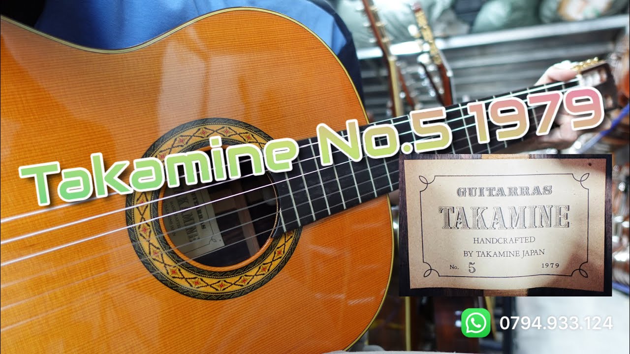 Classic Nhật Takamine No 5 1979 Cực Đẹp